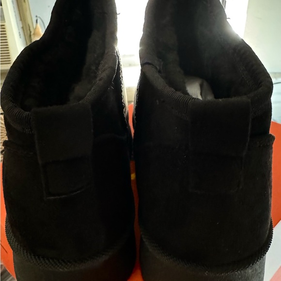 Suede Pull On Platform Boots Sizes 5-6 - Picture 5 of 7